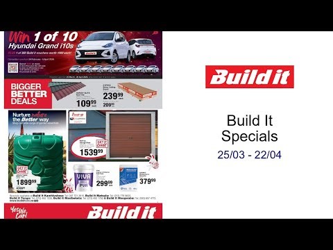 Build It Specials 25/03 - 22/04