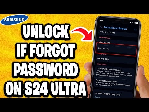 How To Unlock Samsung Phone Forgot Password S24 Ultra