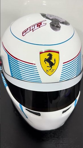 CUSTOM F1 HELMET - CHARLES LECLERC'S DESIGN FROM THE 2025 MONACO GP