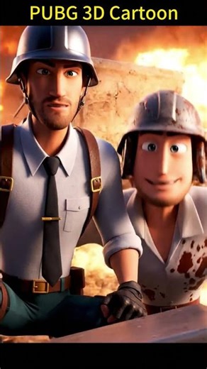 "PUBG: HILARIOUS CARTOON Moments as Teammates Strategically Plot their VICTORY!" #pubg #shorts