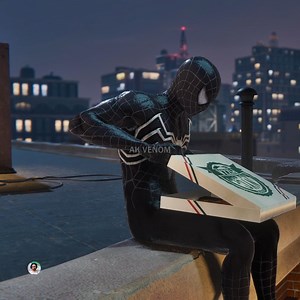 Spiderman Symbiote Love Pizza 😋🍕 #spiderman #reelsfypシ | Ak Venom
