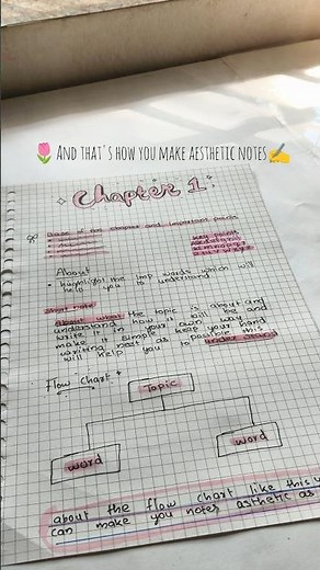 HOW TO WRITE AESTHETIC NOTES ✍️🌷💕✨#viral #study #aesthetic #fypシ #aestheticnotes