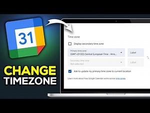 How To Change Timezone in Google Calendar (2025) - Easy Guide