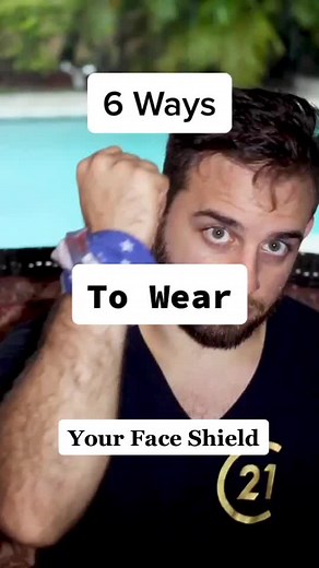 6 Ways to Wear Your FaceShield #coronavirus #indoorlooks #facemask #gadgets #lifehacks #tiktokhacks