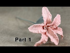 PART-1 Crochet Lily Tutorial: Step-by-Step Guide for Beginners #shortsvideo #youtube