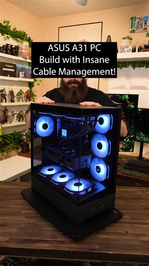 DanKamYouKnow on Instagram: "ASUS A31 Cable Management PC Build #pc #pcgaming #gaming #pcbuild #gamingpc"