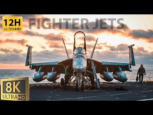[ 8K ULTRA HD ] 12 HOURS of the best MILITARY FIGHTER JESTS | SUPER CLOSE UP | TV Screensaver