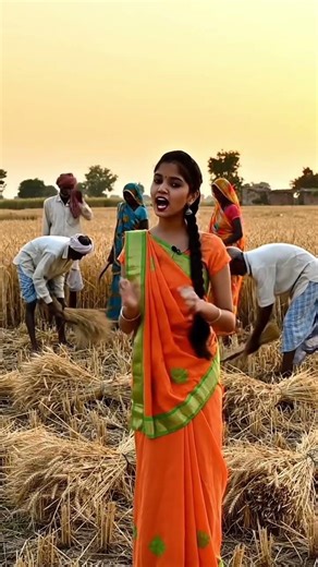पहले के जमाने कि कटाई Farming #Harvesting #VillageLife #IndianFarming #Agriculture