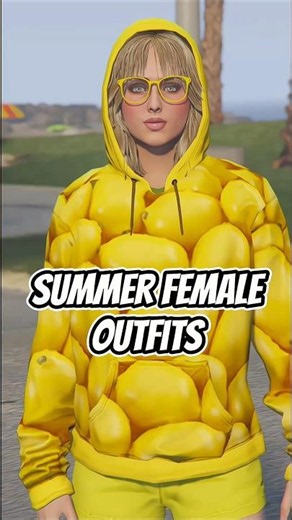 SUMMER GTA 5 FEMALE OUTFITS 🏖️ #gta #gtaoutfits #shorts