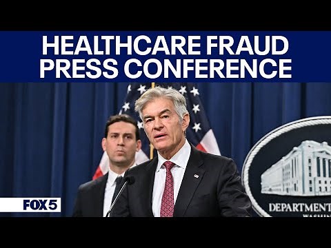 FULL VIDEO: DOJ press conference with Dr. Mehmet Oz on healthcare fraud