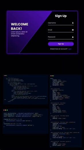 Sign Up page #html #css #tutorial #signup #pages