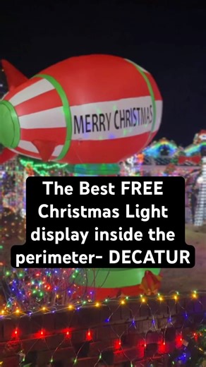 FREE Christmas Lights in Decatur, GA ✨ Atlanta’s Hidden Holiday Gem ⬇️