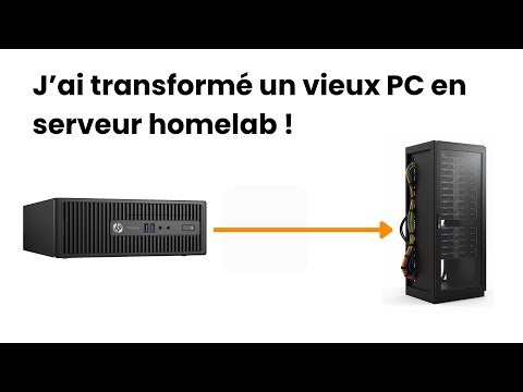 J’ai transformé un vieux PC en serveur #homelab !