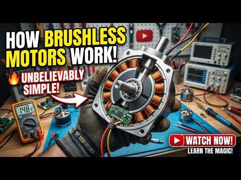 How Brushless Motors Work ⚡ The Motor Behind Electric Cars