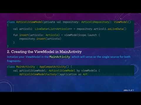How to Properly Use ViewModel in Two Fragments in an Android App