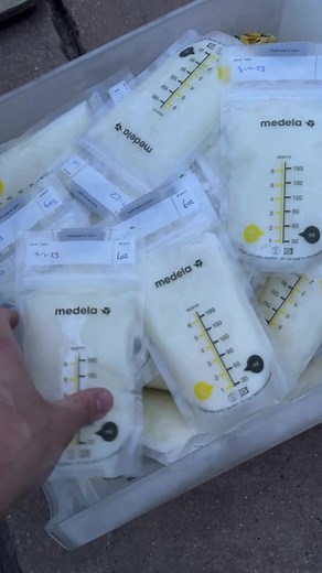 282K views · 10K reactions | Picking up donated breast milk for our baby girl due in 7 weeks. #breastmilk #surrogacy #gaydads The most gratitude and thanks to Alison Greenaway for donating to our family. | Stuart and Francis - Gay Dads | Facebook