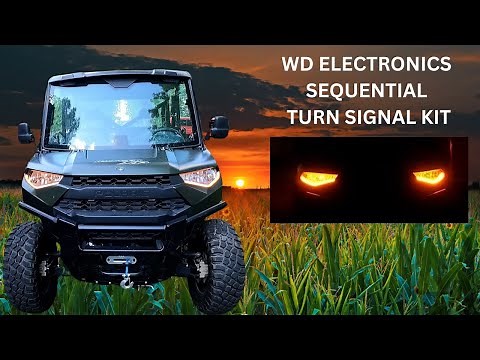 POLARIS RANGER 1000XP TURN SIGNAL KIT INSTALL, (WD ELECTRONICS)