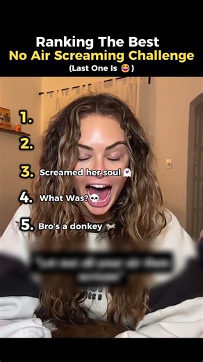 Ranking Best No Air Screaming Challenge
