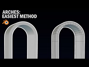 Blender - Easiest method for modeling an arch