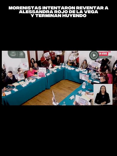 138K views · 3.2K reactions | Morenistas intentaron reventar comparecencia de Alessandra Rojo de la Vega y terminan huyendo | Te lo dijimos México | Facebook