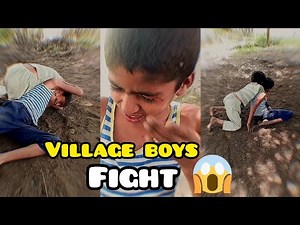 Children fight among themselves in the village | Village boys Fight 😱
