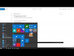 This setting is managed by your administrator - App & browser control - windows protected your pc