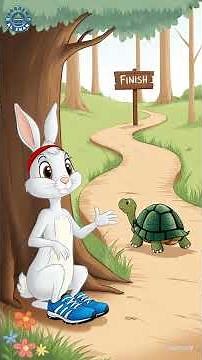The Tortoise Wins the Race! 🐢✨ | The Tortoise and the Hare Moral Story for Kids