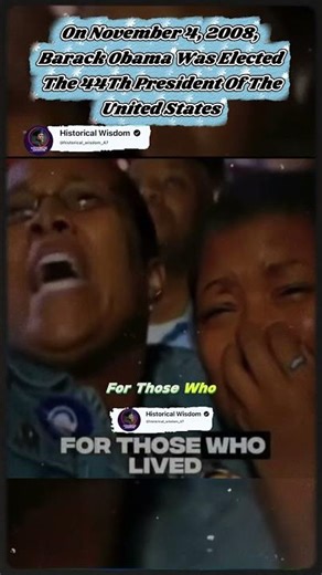 Barack Obama’s Historic 2008 Victory 🇺🇸 | The Night That Changed America Forever, Part 1