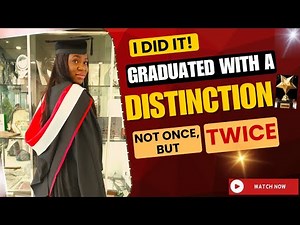 How to GRADUATE WITH A DISTINCTION or FIRST CLASS | PROVEN ACADEMIC SUCCESS STRATEGIES to use | 2025