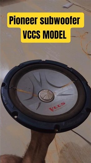 #pioneer #12inch #Subwoofer #restoration #bass #testing