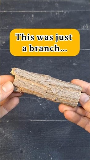 From a Tree Branch to a Wooden Ring 💍🌳