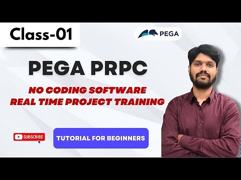 PEGA PRPC Class 01 | Easy Way To Learn pega | No Coding Software | Pega Tutorial for Beginners
