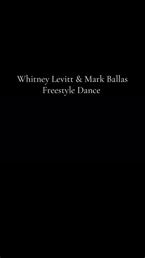 This is the kind of freestyle that lives rent free in my head. #WhitneyLevitt #MarkBallas #DWTS #DancingWithTheStars #Freestyle #DanceTok #UnseenDance #DWTSFreestyle #DanceChoreo | Hannah Kelley