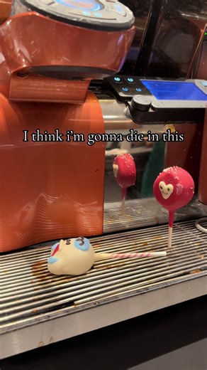 Lil bro never stood a chance 😖 #starbucks #cakepop #espresso #barista #fyp