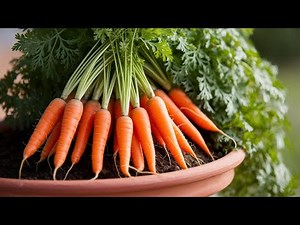 How To Grow Carrots From Seed In Containers : Easy Vegetable Gardening Guide