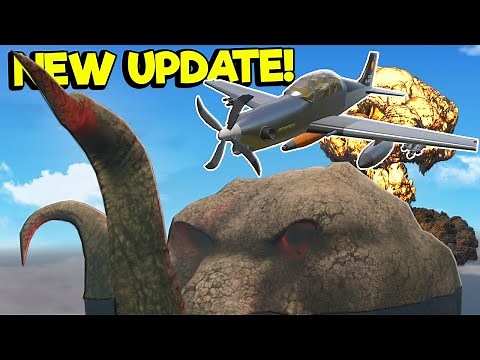 Fighting the KRAKEN with Epic Airplanes in the Simple Planes Update!