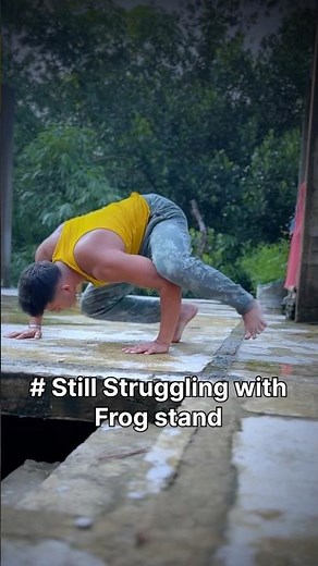 5 easy steps to do Frog stand. ✅ How to start calisthenics for beginners ✅ #fitbro #calisthenics