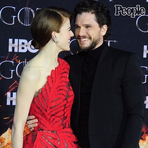 From co-workers to husband and wife, Game of Thrones stars Kit Harington and Rose Leslie have one sweet love story! ❤️ | People