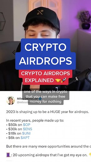 How to get crypto airdrops 🤝 By using protocols you can rack up your potential airdrop gains! Crypto Airdrops Explained 👇🏼 A crypto airdrop is a marketing strategy used by blockchain and cryptocurrency companies to distribute tokens to a large number of users. Airdrops are usually performed as a way to create awareness for a new cryptocurrency or to reward existing users for their loyalty. Participants can receive free tokens simply by holding certain cryptocurrencies, completing a task such 