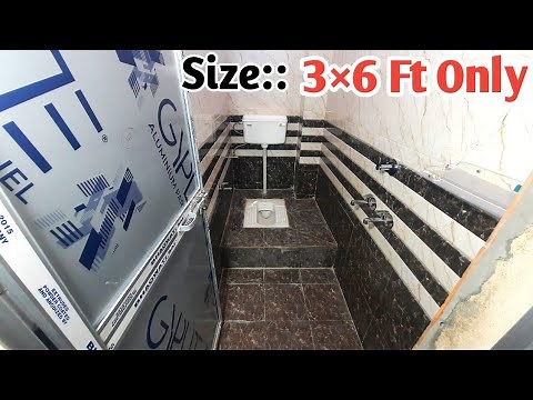 3'×6' Small Bathroom Design👌 | Bathroom Design 3'×6' Feet Only | Bathroom Tile Design
