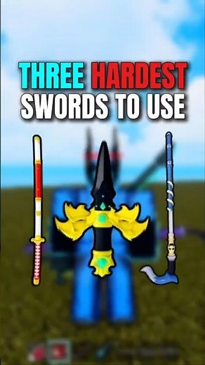 3 HARDEST Swords to Use in Blox Fruits.🤕