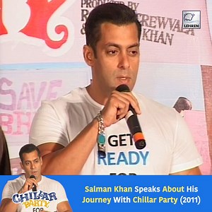 Bollywood's Dabangg Salman Khan recalls his experience working on Chillar Party (2011), sharing insights into the film's journey and his role. #salmankhan #chillarparty #bollywood #throwback #Lehren | Lehren