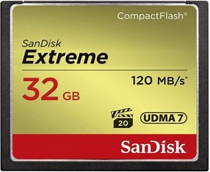 Sandisk Extreme 32GB Compact Flash Card CF Card 120MB/s Full HD Video UDMA7 | eBay