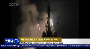 39K views · 1.3K reactions | At least 59 Tomahawk precision guided cruise missiles were launched from a US Navy Destroyer in the Mediterranean targeting Syria. This follows the suspected chemical attack earlier this week, which the Syrian government was blamed for. | CGTN | Facebook