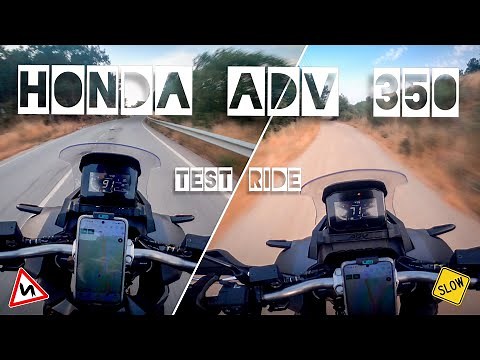 Honda ADV 350 2022 | Test Ride [4K RAW Onboard]