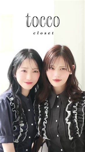フリル&リボン付きデニムシャツワンピース