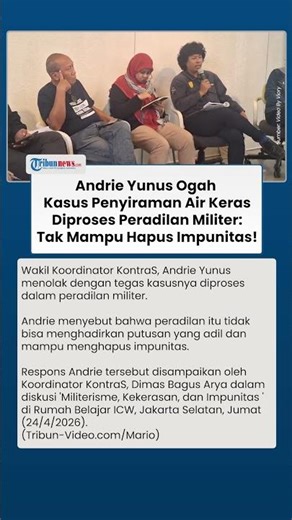 Despite being summoned three times, Andrie Yunus still refuses to face trial in the acid attack c...