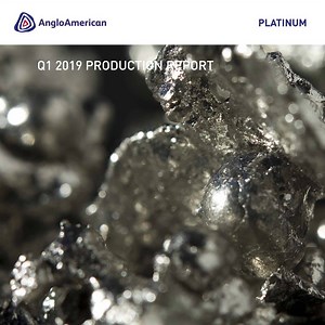 Anglo American Platinum’s first quarter production performance for 2019 is out. Follow this link for the full details: https://bit.ly/2Vo0RPQ | Anglo American