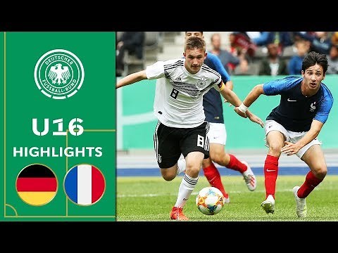 Strong performance by German U16 | Germany vs. France 3-0 | Highlights | U16 Friendly