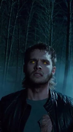 Last Seconds Before the Werewolf Pack Arrives Under the Full Moon